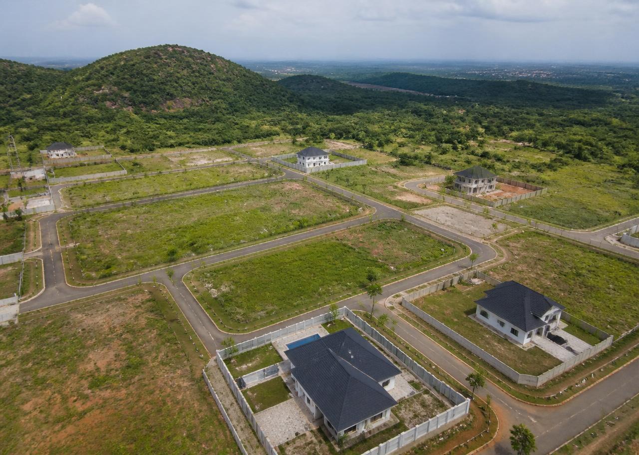 Aerial of an acquired corridor